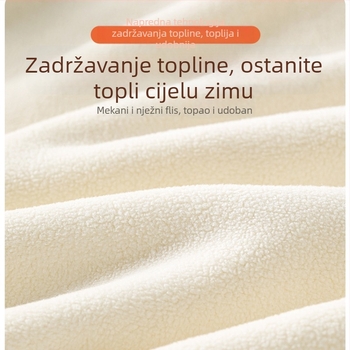 Ženska dvostruka jakna od Oli velura s stojećim ovratnikom, flis podstava, topla, uski kroj