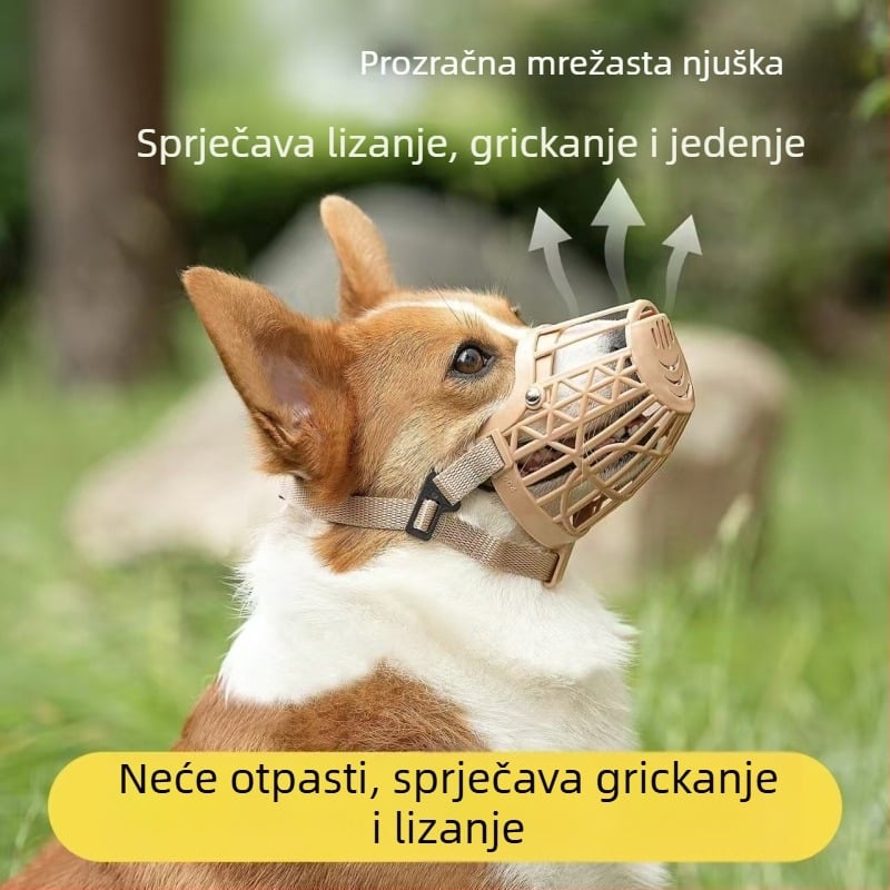 Namusnica za pse protiv ugriza i žvakanja, pogodna za velike, srednje i male pse; Teddy namusnica za pse, zaštita od ugriza i laja