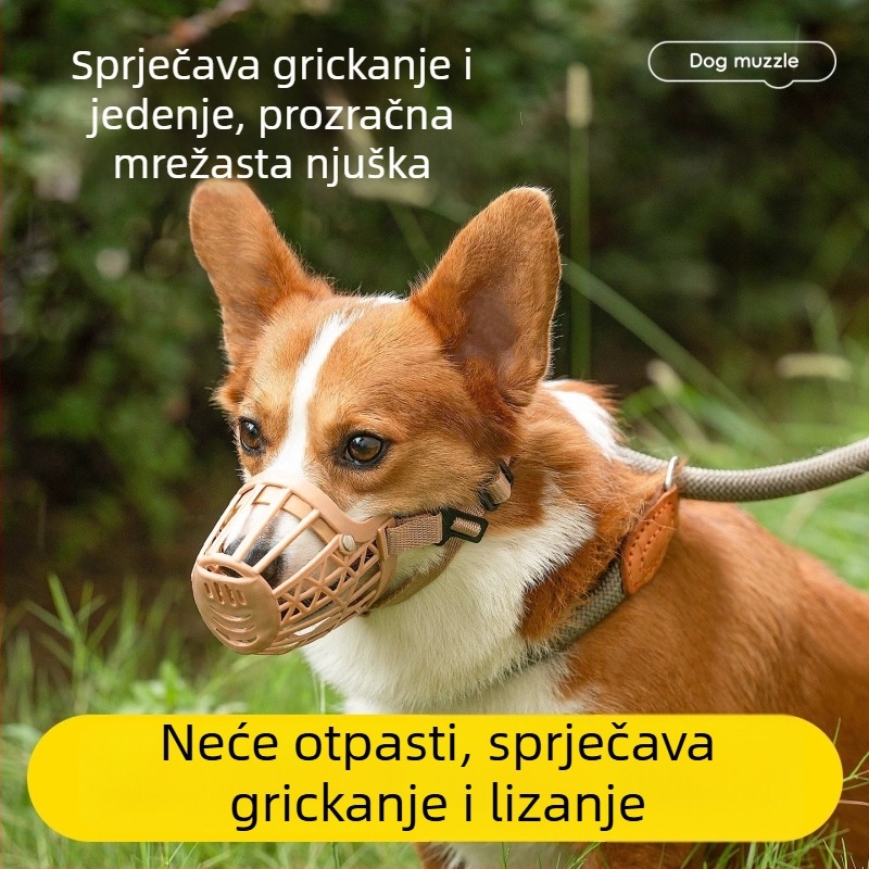 Namusnica za pse protiv ugriza i žvakanja, pogodna za velike, srednje i male pse; Teddy namusnica za pse, zaštita od ugriza i laja