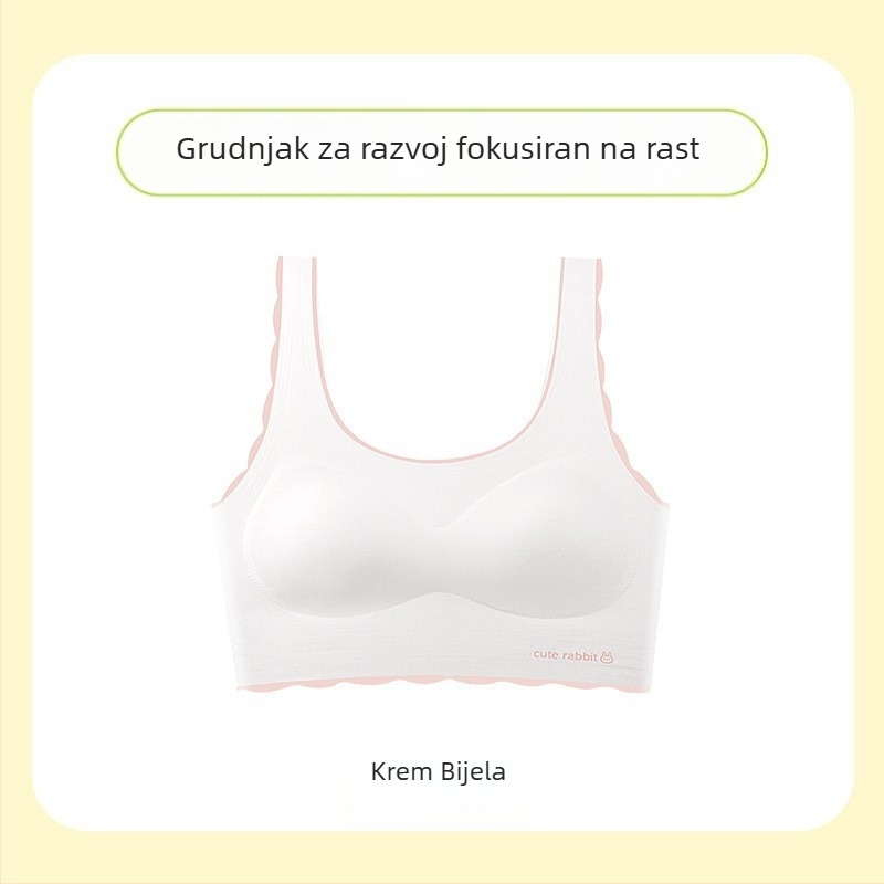 Bešavni grudnjak-vest za djevojčice 12–18 godina, faza razvoja, puna cupa