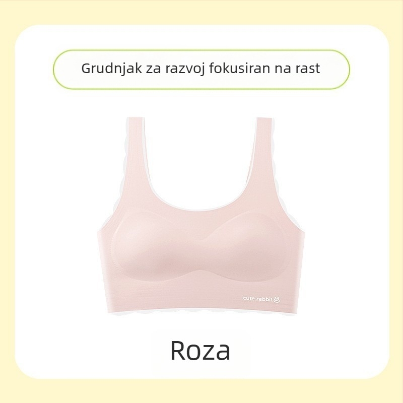 Bešavni grudnjak-vest za djevojčice 12–18 godina, faza razvoja, puna cupa
