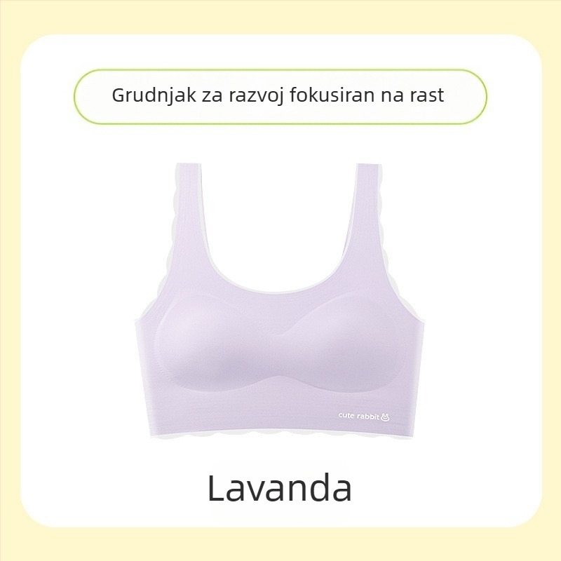 Bešavni grudnjak-vest za djevojčice 12–18 godina, faza razvoja, puna cupa