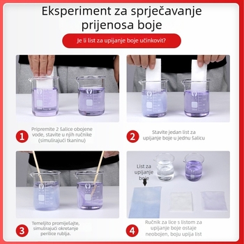 Izolacijski list za boje pranja – zaštita od prijenosa boje