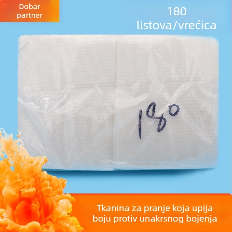 Nano set za pranje protiv prijenosa boja: krpa za hvatanje boja, listovi i tkanine za hvatanje boje