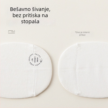 Dječje pamucne čarape srednje dužine, za proljeće i jesen, za dječake i djevojčice, prozračne, upijaju znoj, antibakterijske, bez mirisa, bez šava na prstima, crno-bijele.