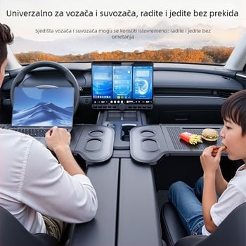 Automobilska stolna ploča za volan – višenamjenski stol za jelo, pisanje i laptop