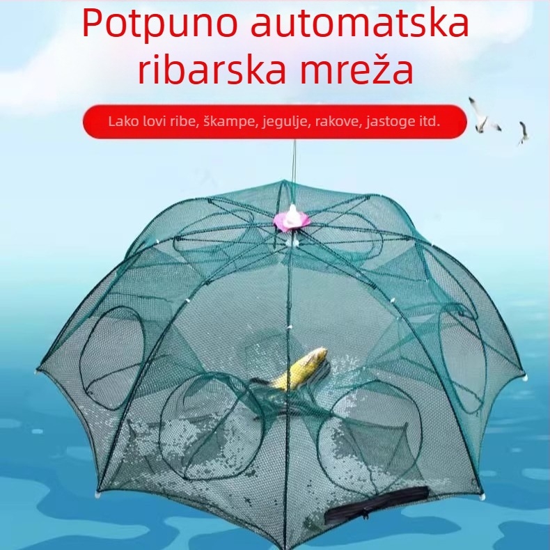 Sklopiva mreža za škampi i rakove – mreža za otvoreni ribolov