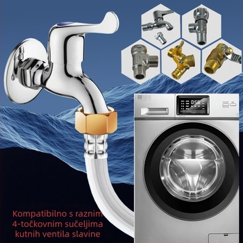 Produžni vodovodni spoj za perilicu rublja, produžni nastavak za punjenje vodom, pribor, spojke, cijev otporna na eksplozije za uređaj za led, crijevo protiv smrzavanja