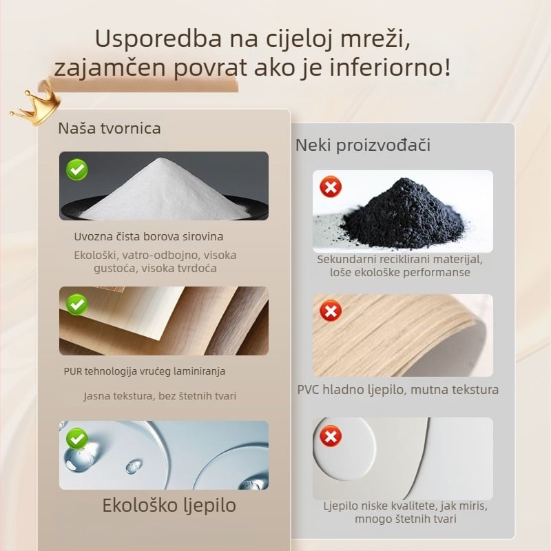 Zidni panel od bambusovih vlakana s furnirnom – karbonska kristalna ploča, integrirani unutarnji dekorativni zid, vodootporan