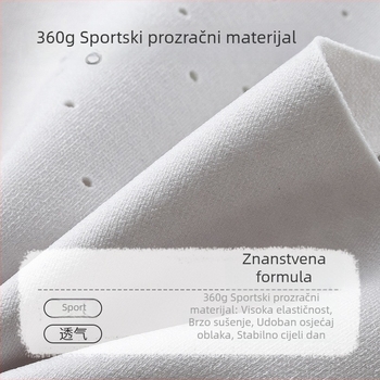 Pamukasti prozračni sportski grudnjak za djevojčice školskog uzrasta, bez žice, potpuno pokrivanje