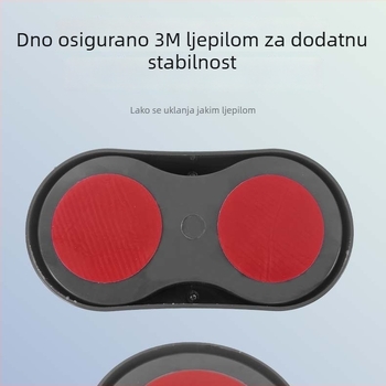 Držač za čašu na ploči automobila s dvodijelnim spremnikom za termos i napitke