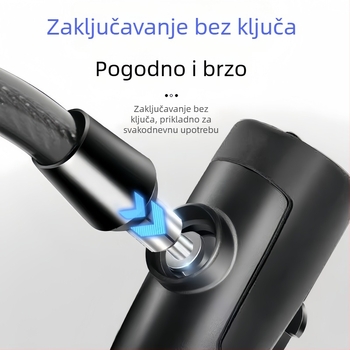Lančani sigurnosni lokot za bicikl i električni motocikl