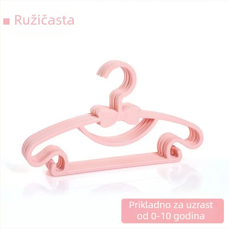Gusta plastična dječja vješalica za odjeću, za bebe, držač za hlače, kućno skladištenje