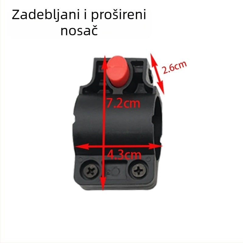 5118 čelični kabel zaključavanje za električni bicikl, bicikl i motocikl, s fiksnim prstenom