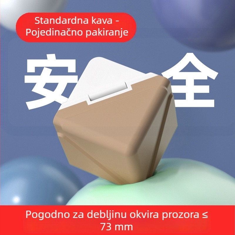 Krožni štitnici za prozore od aluminijskog legura, zaštita kutova protiv udara za prozore i vrata, kutni štitnici za prozore s unutarnjim otvaranjem, pokrivači zaštite kutova
