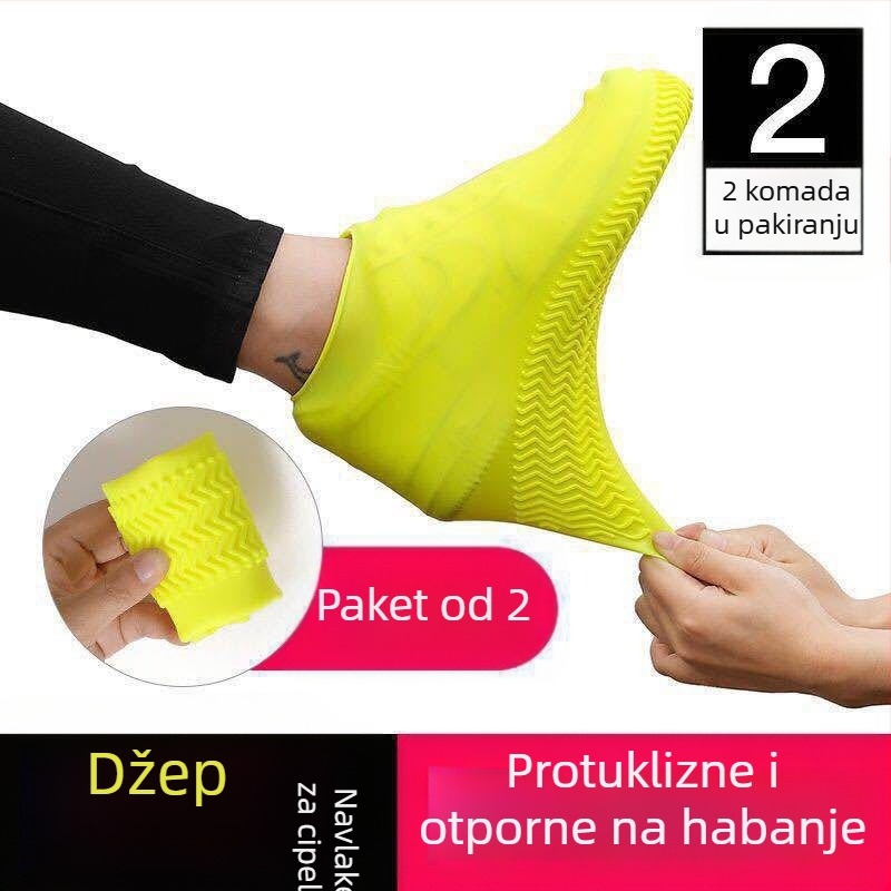 Silikonske navlake za cipele za kišu – za odrasle i djecu, vodootporne, protuklizne, otporne na habanje, prijenosne
