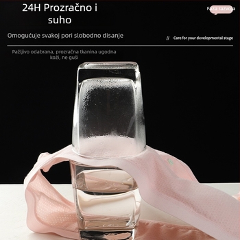 Pamukasti trening grudnjak za djevojčice, 9–16 godina, 3/4 košarica, udoban