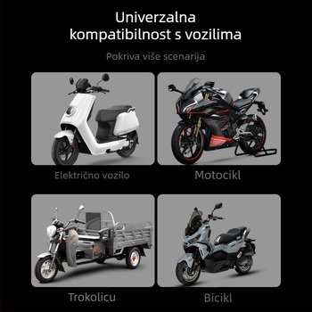 LED prednje svjetlo za motocikle, visoka svjetlost, H4/BA20D/P15D, dvobojno žuto-bijelo