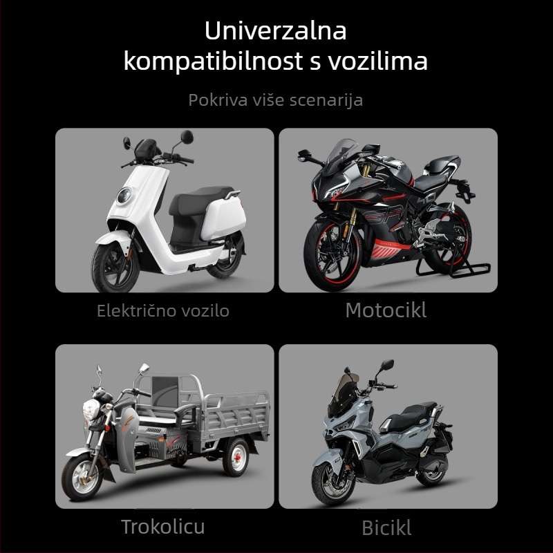 LED prednje svjetlo za motocikle, visoka svjetlost, H4/BA20D/P15D, dvobojno žuto-bijelo