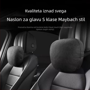Auto naslon za glavu s potporom za lumbalni dio i jastukom za vrat za sjedalo