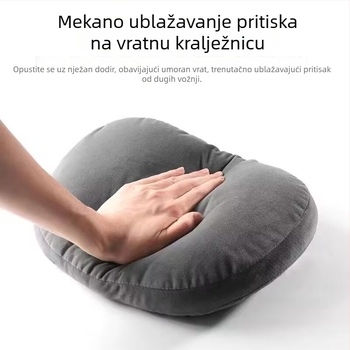 Auto naslon za glavu s potporom za lumbalni dio i jastukom za vrat za sjedalo