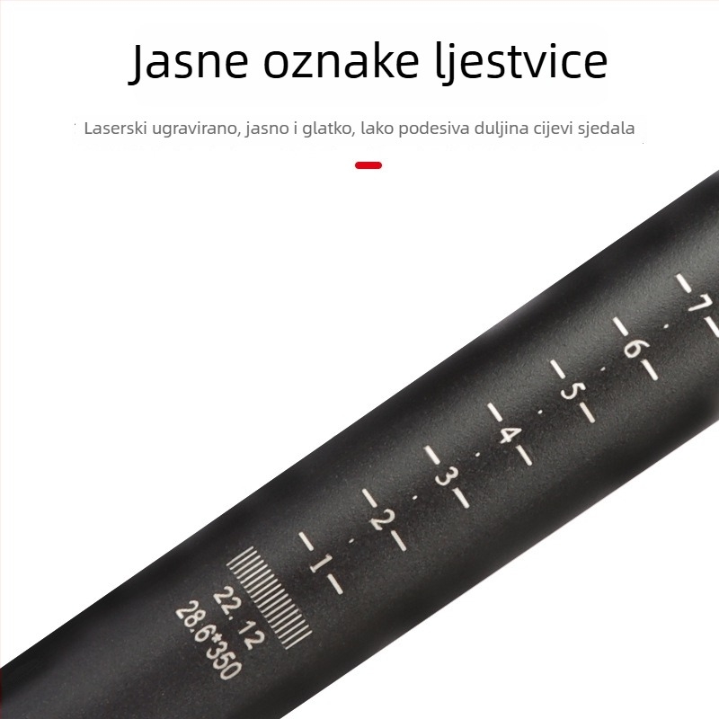 Produženi sjedalni stup od aluminijske legure za planinske, sklopive i fixie bicikle