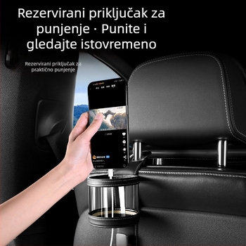 Držač za čašu u automobilu, kuka iza naslona sjedala, držač za čaj u unutrašnjosti, višestruki organizator stražnjeg sjedala