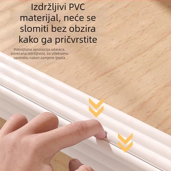 Dječje PVC zaštitne trake za rubove stolova, mekane zaštitne trake za kutove sa samoljepljivom površinom
