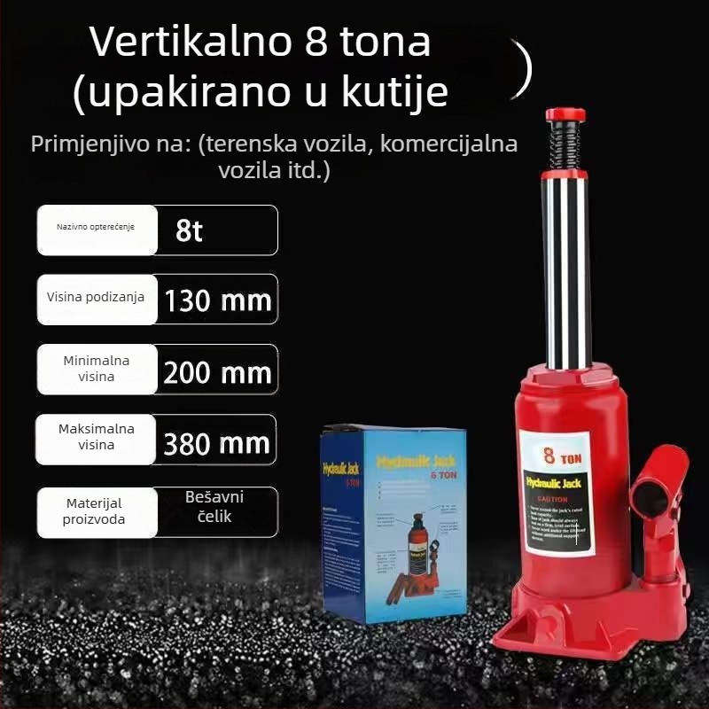 Ručna hidraulična vertikalna dizalica za automobile, za sedane i SUV-ove