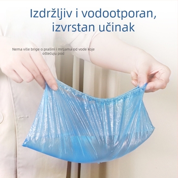 Jednokratne navlake za cipele od polietilena, zaštita od prašine, plastične navlake za stopala