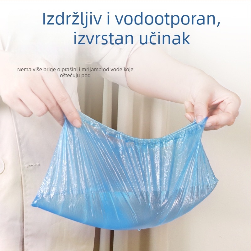 Jednokratne navlake za cipele od polietilena, zaštita od prašine, plastične navlake za stopala