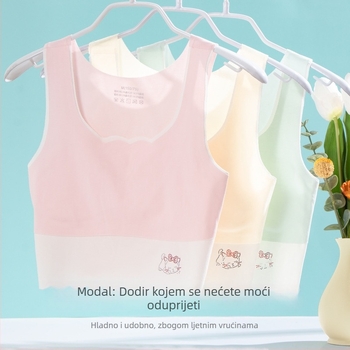 Modalni grudnjak za djevojčice u razvoju, ljetni model, 1. faza