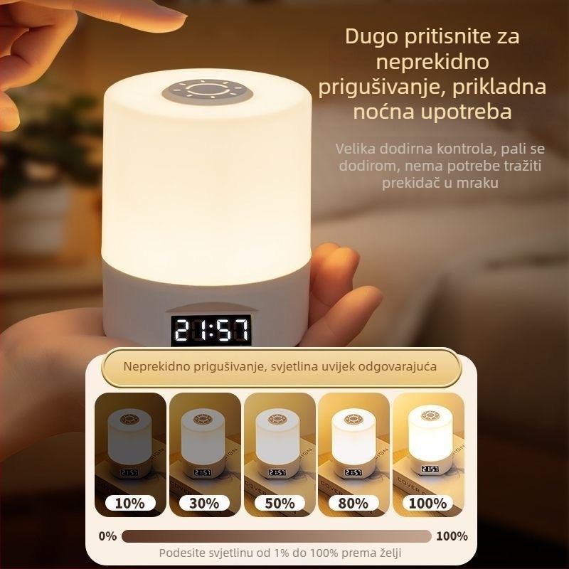 USB LED stolna lampa sa zaštitom očiju, punjiva noćna lampica za dom, studentski dom i spavaću sobu