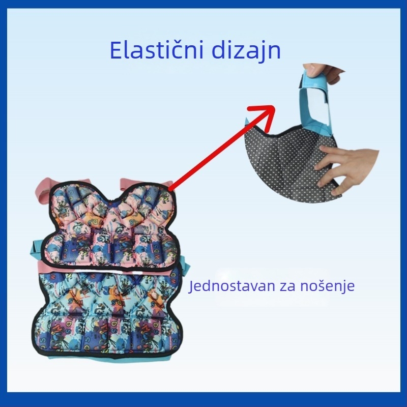 Dječje zaštitne hlače za kukove s trakama, za inline skijanje i skijanje