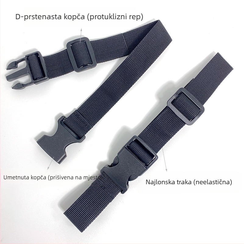 Trake s kopčama za vanjsku opremu, kopče za ruksak, pribor za kampiranje