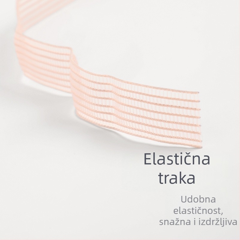 Baletne cipele s nevidljivim remenom, ojačani elastični pojas, pointe cipele, elastični remen, 35 cm