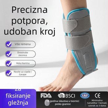 Sportska gležnja ortoza s gelom za oporavak od uganuća, kompresijska podrška