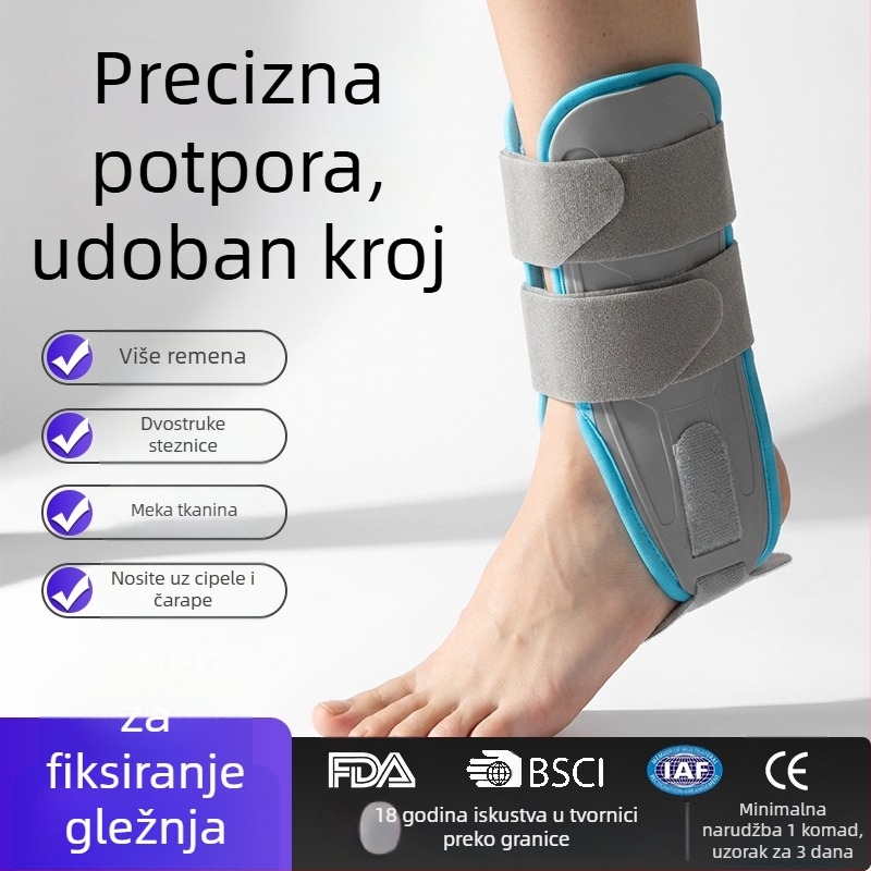 Sportska gležnja ortoza s gelom za oporavak od uganuća, kompresijska podrška
