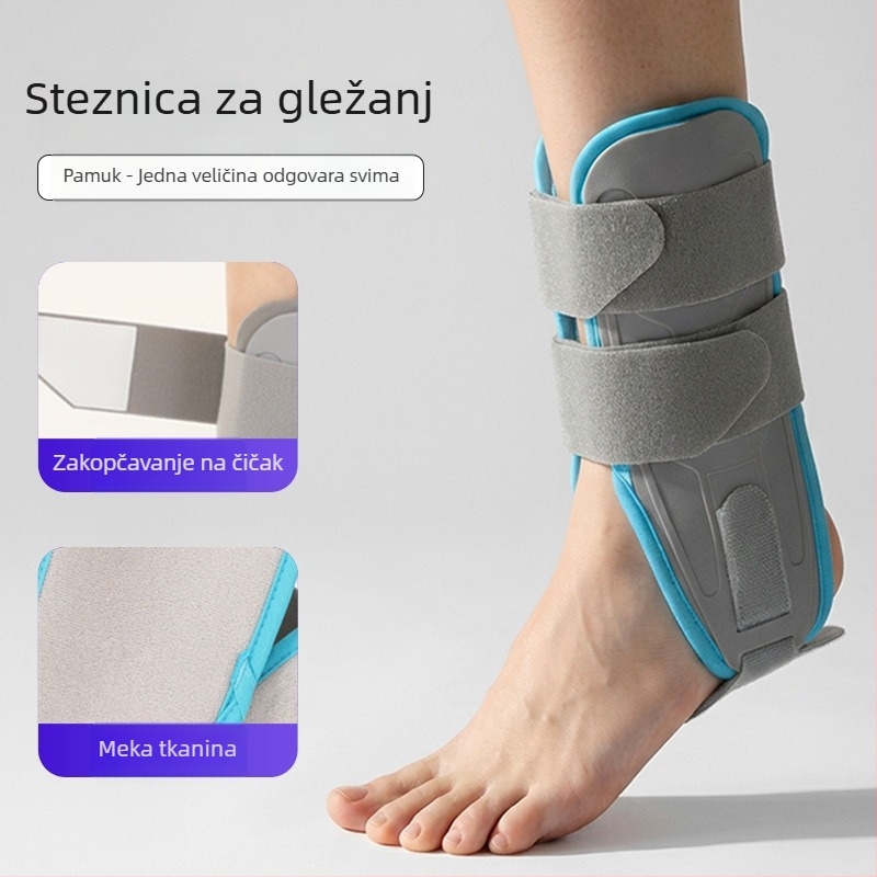 Sportska gležnja ortoza s gelom za oporavak od uganuća, kompresijska podrška