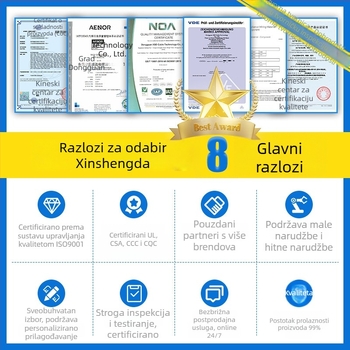 Kablni sklop za sustave pohrane energije i solarne PV, baterijski modul i kondenzator, visokonaponski terminali