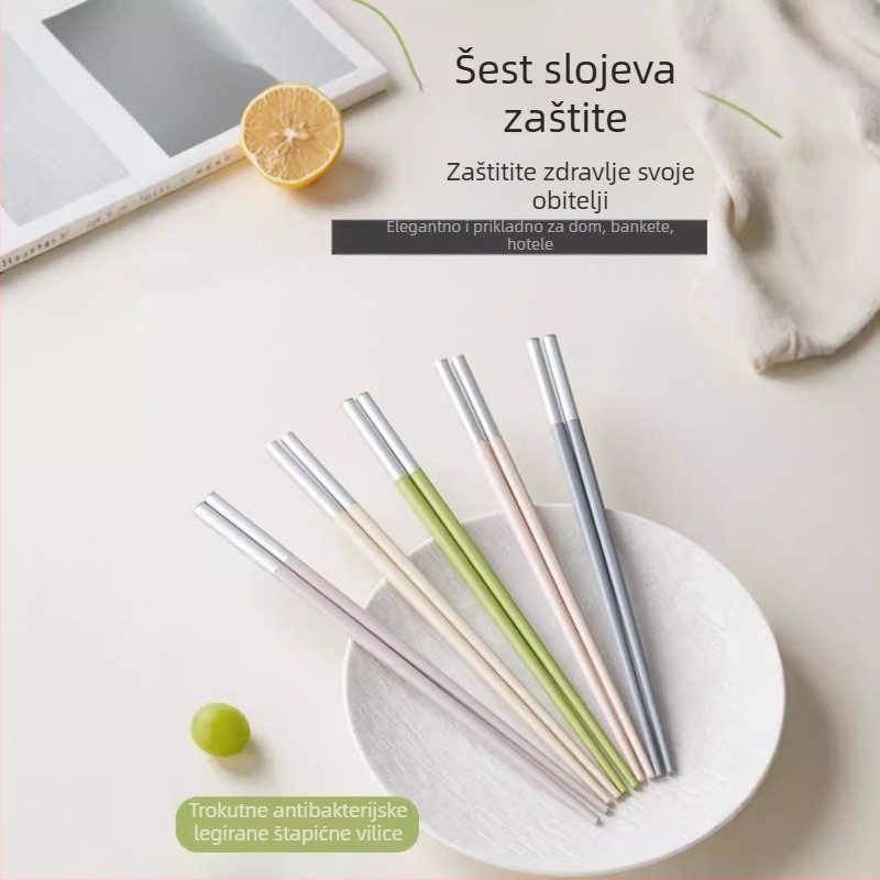 Aluminijski štapići za jednu osobu, vrhunska antibakterijska i otporna na plijesan, novi model 2024, protuklizni i otporni na visoke temperature