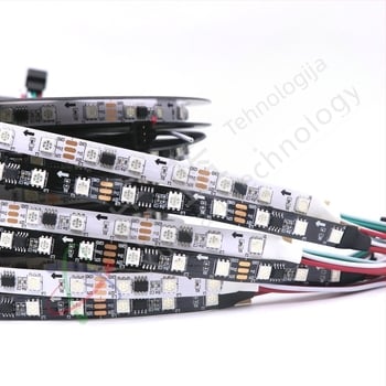 12V RGB LED traka WS2811, 60 LED 5050, vanjska uporaba, programabilni efekti mijenjanja boja, niskonaponsko, pametno upravljanje