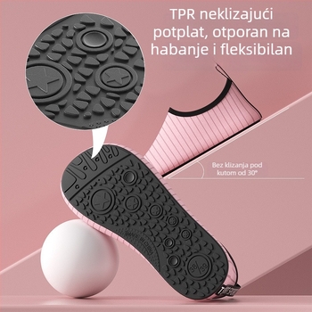 Ženske unutarnje fitness tenisice s mekanom potplatom, lagane, protuklizne, za kućne vježbe, jogu i ples
