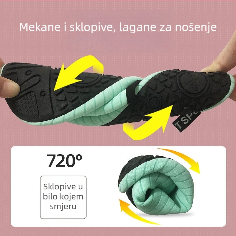 Ženske unutarnje fitness tenisice s mekanom potplatom, lagane, protuklizne, za kućne vježbe, jogu i ples