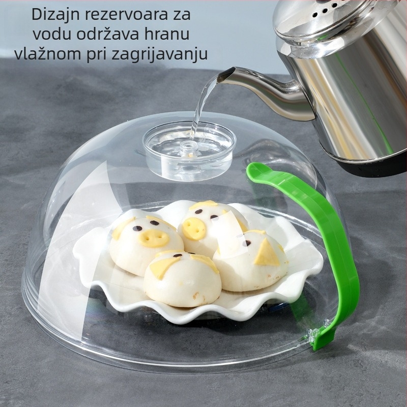 Early zen Poklop za mikrovalnu protiv prskanja, otporan na visoke temperature, kuhinjski poklopac za zagrijavanje