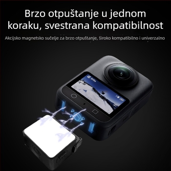 Kompaktno LED svjetlo za osvjetljavanje Action5 za Vlog snimanje, Type-C brzo punjenje, magnetsko brzo oslobađanje, mini svjetlo s tri temperature boje
