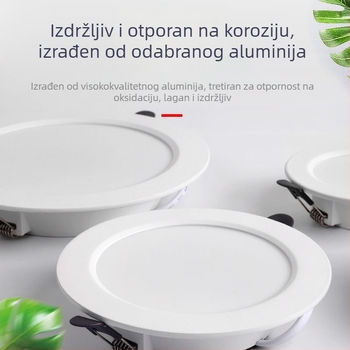 Ultra-tanki LED ugradno stropno svjetlo s visokim CRI za dnevni boravak