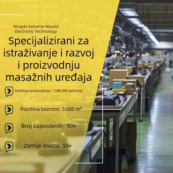 Mini električni tiši masažni fascia uređaj s grijanim nastavkom — duboko tkivni perkusijski masažer za kućnu upotrebu (struk, noge, leđa)