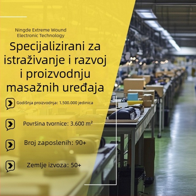 Mini električni tiši masažni fascia uređaj s grijanim nastavkom — duboko tkivni perkusijski masažer za kućnu upotrebu (struk, noge, leđa)