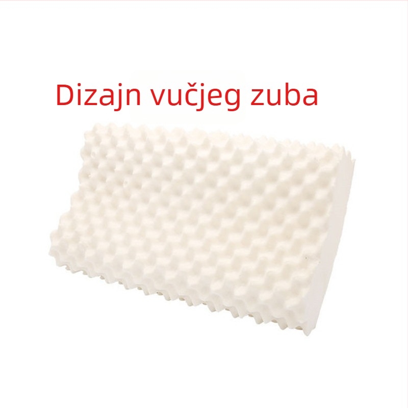  Tajlandska prirodna latex jastučnica za vrat s podrškom za vrat i masažnim jezgrom